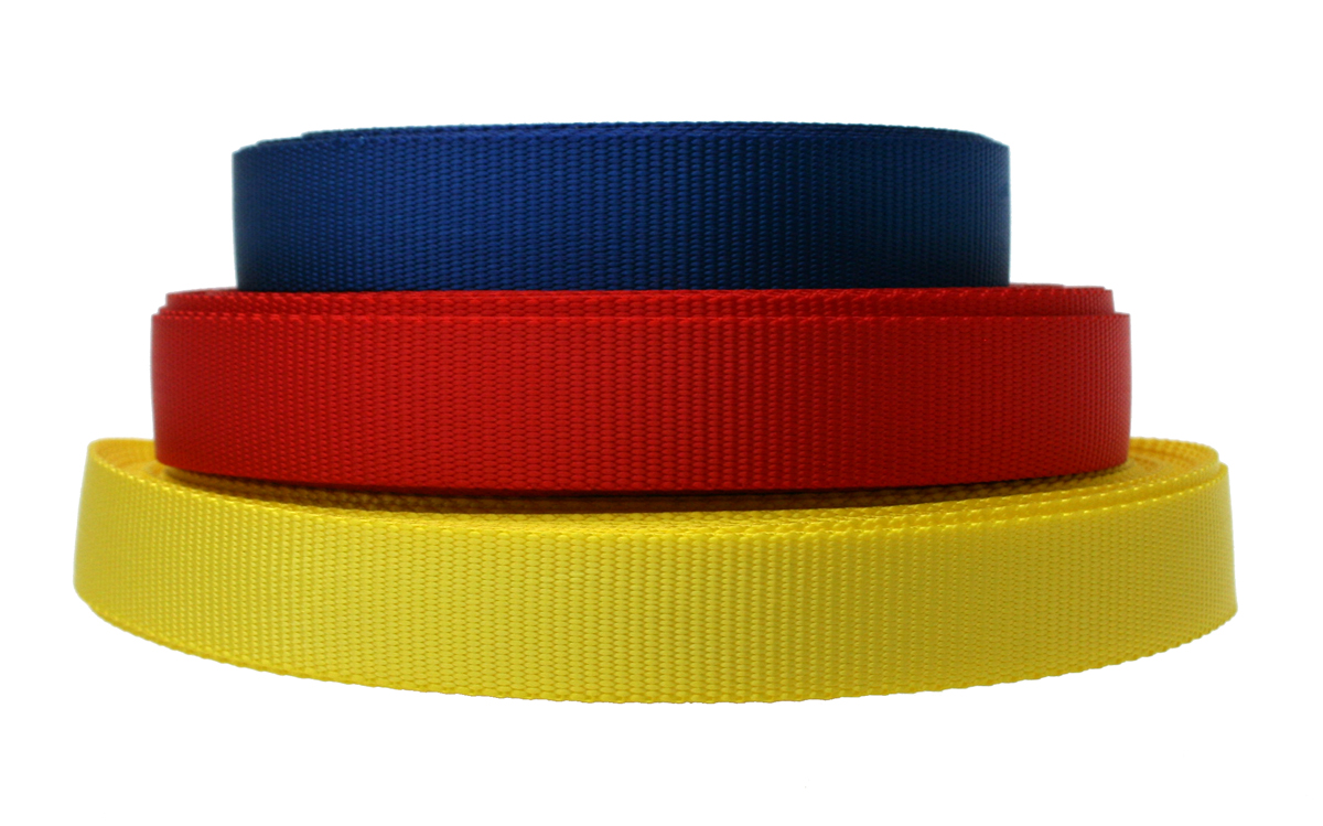 25mm Coloured Polyester Webbing